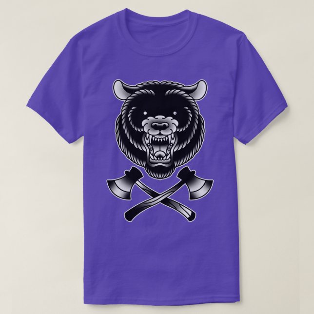 Björn med axlar t shirt (Design framsida)