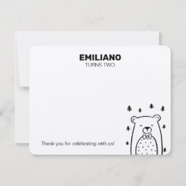 Björn med badplatta, skydd anteckningskort