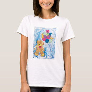 Björn med ballonger - Kids Art för CHOC T Shirt