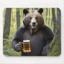 Björn med Beer Mugg