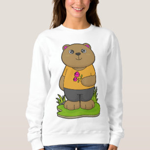 Björn med blommor t shirt