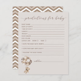 Björn med bubblor-förutsägelser för spelkortet Bab