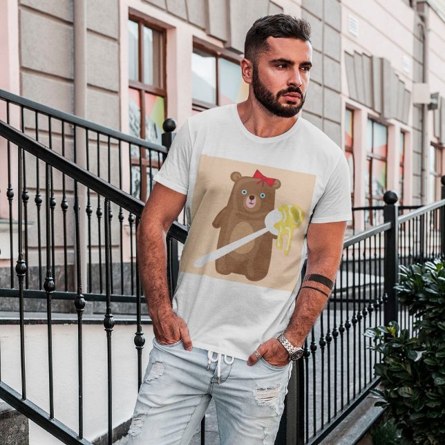 Björn med honung T-Shirt (Skapare uppladdad)