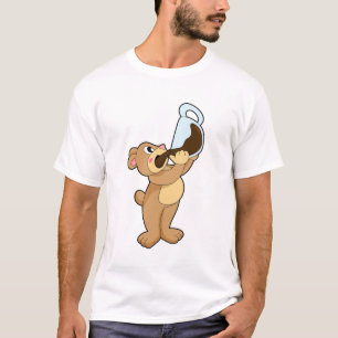 Björn med kaffe Kopp T Shirt