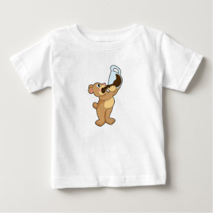 Björn med kaffe Kopp T Shirt