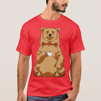 Björn med Kopp i kaffe T Shirt