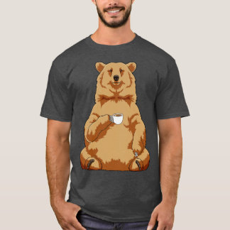 Björn med Kopp i kaffe T Shirt