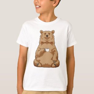 Björn med Kopp i kaffe T Shirt