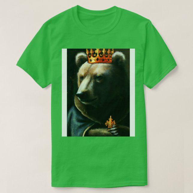 Björn med Krona 10 T Shirt (Design framsida)