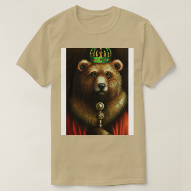 Björn med Krona 1 T Shirt (Design framsida)