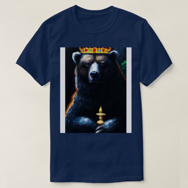 Björn med Krona 2 T Shirt (Design framsida)