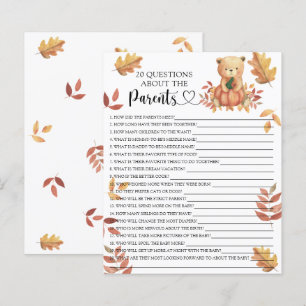 Björn med pumpa - spel om föräldrarna