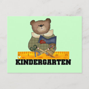 Björn med redaktör Kindergarten Tshirts och Gifts Vykort