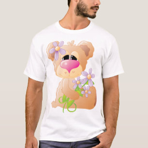 Björn med solskensblommor t shirt