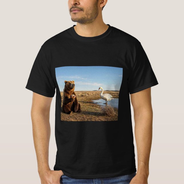 Björn Muffin  T Shirt (Framsida)