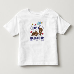 Björn- mycket stor bror syskon pun t shirt