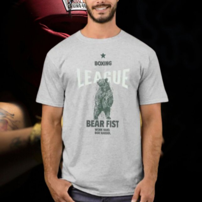 Björn Näve Boxningsliga T Shirt (Skapare uppladdad)