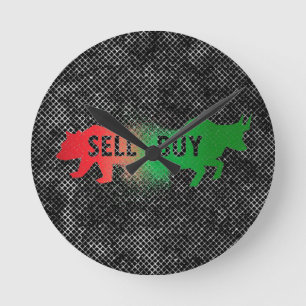 Björn och Bull Rund Klocka