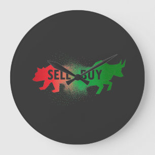 Björn och Bull  Stor Klocka