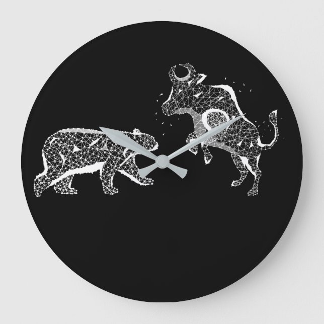 Björn och Bull Tvättar   Stor Klocka (Framsida)