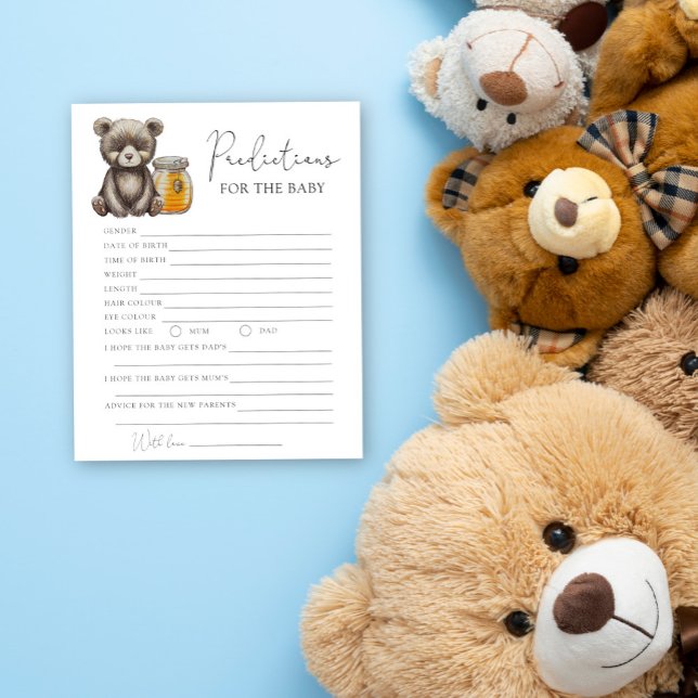 Björn och honung - förutsägelser och önskemål för  (Skapare uppladdad)