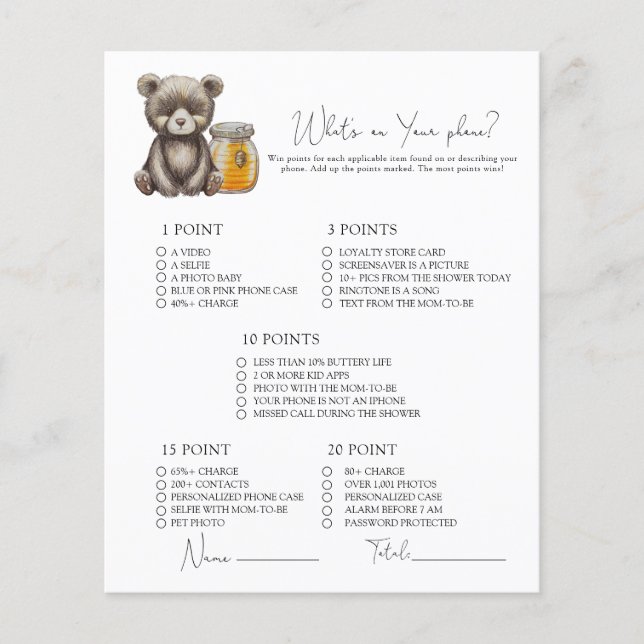 Björn och honung - Vad är det för mobilt spel? (Framsida)