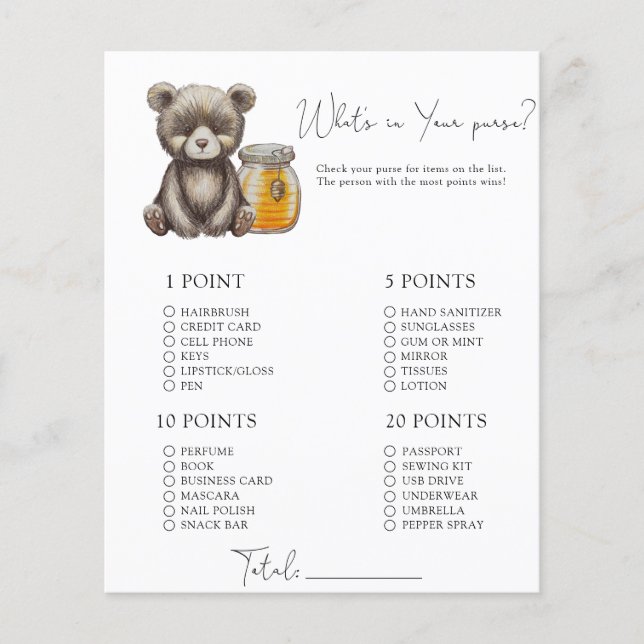 Björn och honung - Vassar i ditt purspel (Framsida)