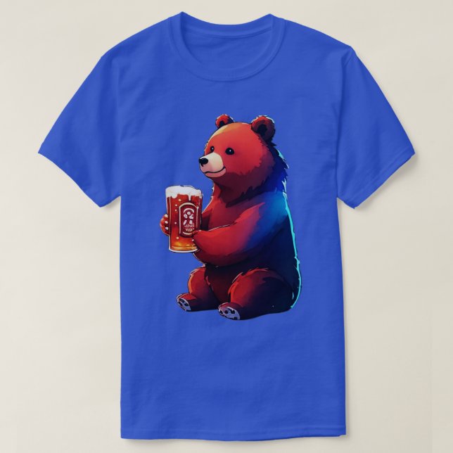 Björn och öl t shirt (Design framsida)