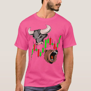 björn och tjur för finansmarknadens aktörer t shirt