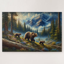 Björn och Unge Äventyr, skogsområden