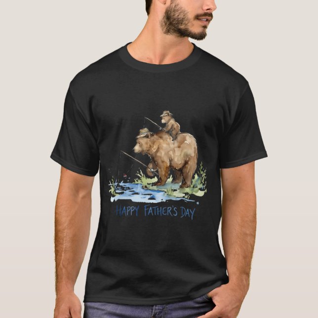 Björn och unge t shirt (Framsida)
