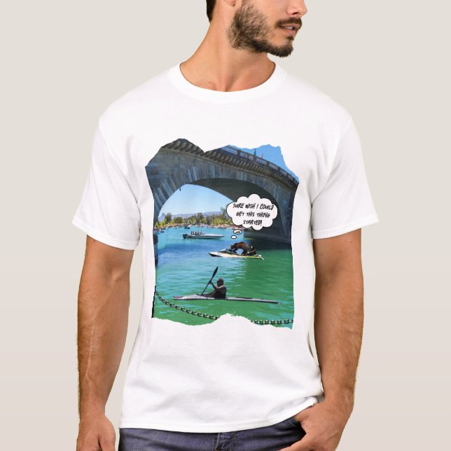 Björn och unge vid Jet-skidan i Sjö Havasu T Shirt (Framsida)