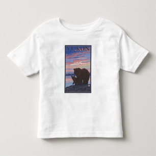 Björn och unge - Yukon, Alaska Tee Shirt