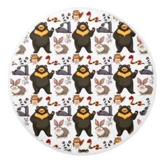 Björn och vänner lycklig knopp