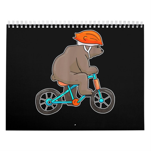 björn på cykelns cykelbjörn kalender (Omslag)