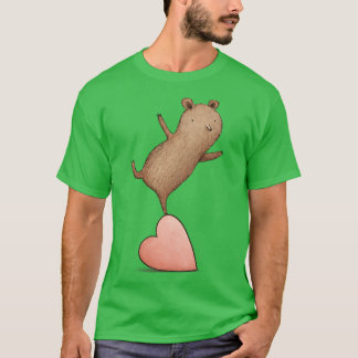 Björn på hjärtat t shirt