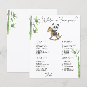 Björn Panda - Vad har du i din handväska spel