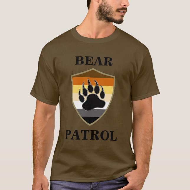 Björn Pride Björnpatrullen Tee Shirt (Framsida)