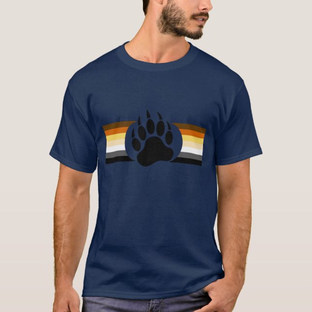 Björn Pride färg rand och Björn Tass T-shirt (Framsida)
