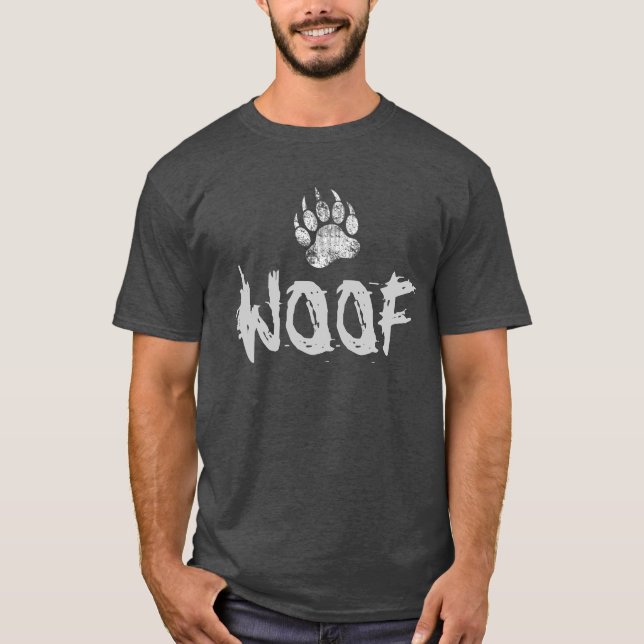 Björn Pride slitna Björn Klo WOOF Tröja (Framsida)