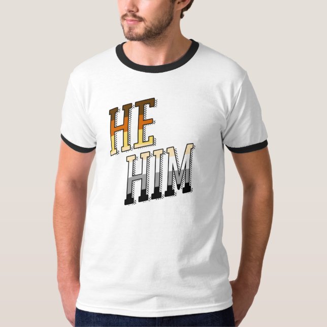 Björn Pronomen Stolthet T-Shirt (Framsida)