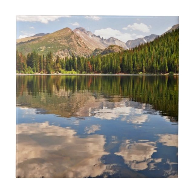 Björn sjö. Colorado. Kakelplatta (Framsidan)