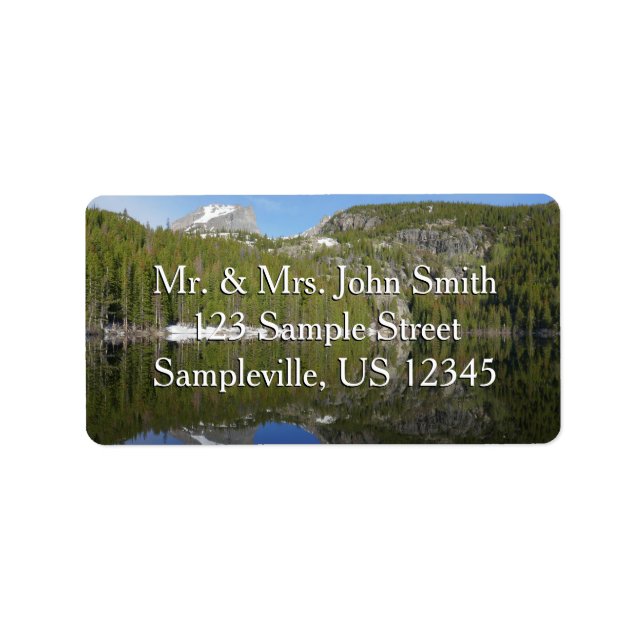 Björn Sjö reflektion I Adressetikett (Framsidan)