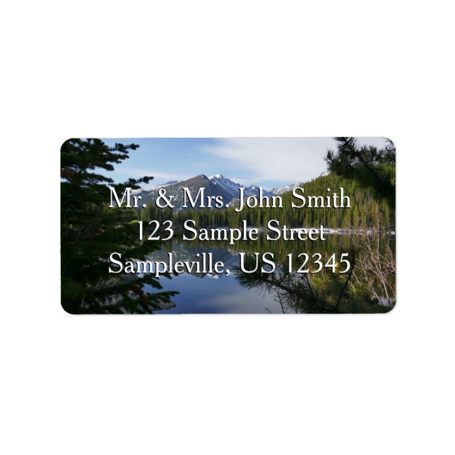 Björn Sjö reflektion III Adressetikett (Framsidan)