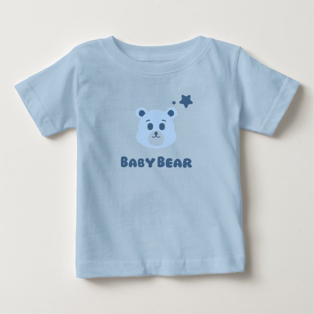 Björn skjorta för bebisar t shirt (Framsida)