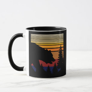 Björn Skog Vintage Färg Mugg