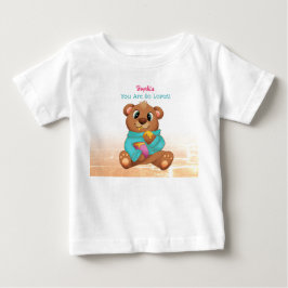 Björn som äter honung, Barnets namn & Meddelande T Shirt