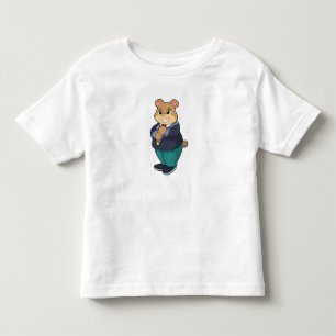 Björn som brudgumme med kostym t shirt