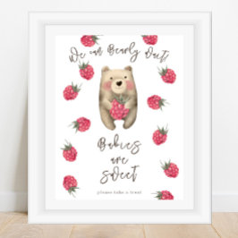 Björn - Spädbarn är sött Poster