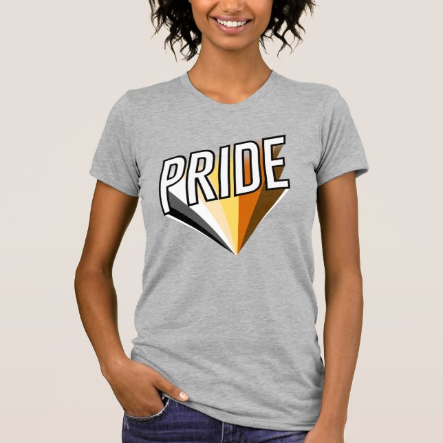 Björn Stolt Pride Burst T Shirt (Framsida)